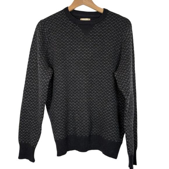 Refectory Wool Blend Grey Sweater Size: M | Academic, Elbow Pads - Picture 1 of 7